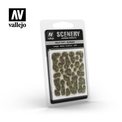Сгоревшая трава для диорамы (6мм) (Wild Tuft – Burned) Vallejo SC414 детальное изображение Наборы деталировки Диорамы