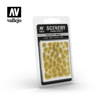 Бежева трава для діорами (6мм) (Wild Tuft – Beige) Vallejo SC420 детальное изображение Наборы деталировки Диорамы