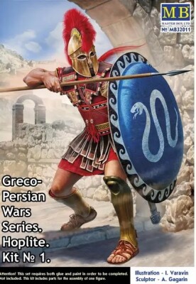 Scale model 1/32 Figure Hoplite (series &quot;Greco-Persian Wars&quot;. Set No. 1) MasterBox 32011 детальное изображение Фигуры 1/32 Фигуры