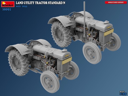 Scale model 1/35 General purpose tractor Standard N (mod. 1935) MiniArt 38091 детальное изображение Автомобили 1/35 Автомобили