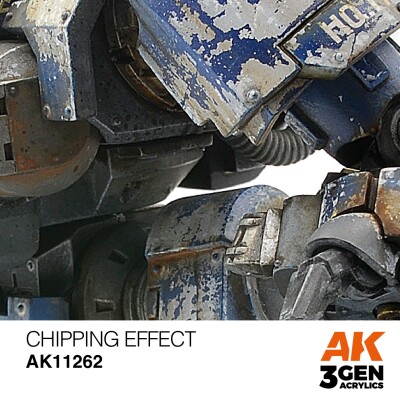 Акрилова фарба CHIPPING EFFECT / ЕФЕКТ ПОДРАПИН AK-interactive AK11262 детальное изображение General Color AK 3rd Generation