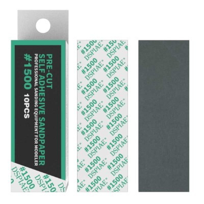 Self-adhesive sandpaper, #1500 (10 pcs) DSPIAE MSP-1500 детальное изображение Наждачная бумага Инструменты