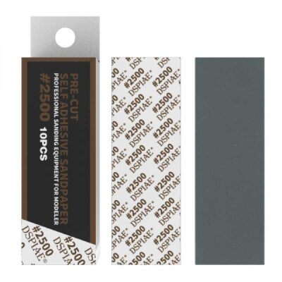 Self-adhesive sandpaper, #2500 (10 pcs) DSPIAE MSP-2500 детальное изображение Наждачная бумага Инструменты