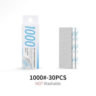 Самоклеючий наждачний папір #1000 (30 шт) DSPIAE XSP-1000 детальное изображение Наждачная бумага Инструменты