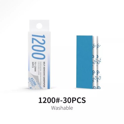 Самоклеючий наждачний папір #1200 (30 шт) DSPIAE XSP-1200 детальное изображение Наждачная бумага Инструменты