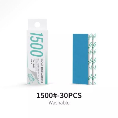 Самоклеючий наждачний папір #1500 (30 шт) DSPIAE XSP-1500 детальное изображение Наждачная бумага Инструменты