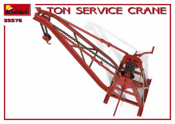 3 Ton Service Crane детальное изображение Аксессуары 1/35 Диорамы