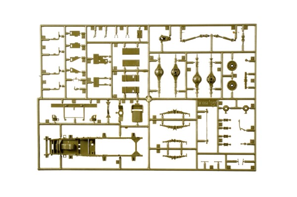 Сборная модель 1/35 Грузовик Шевроле 15 CWT  Италери 0233 детальное изображение Автомобили 1/35 Автомобили