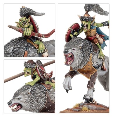 GLOOMSPITE GITZ: SNARLBOSS &amp; WOLFGIT RETINUE детальное изображение Мракобесные Гоблины Разрушение