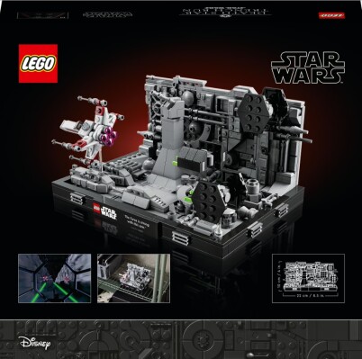 Конструктор LEGO Star Wars Діорама «Політ над Зіркою Смерті» 75329 детальное изображение Star Wars Lego
