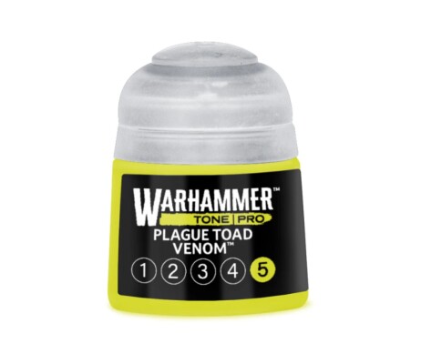 Акриловая краска Warhammer Tone Pro: Plague Toad Venom 5 детальное изображение Акриловые на водной основе  Краски