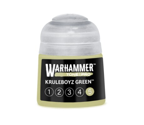 Акриловая краска Warhammer Tone Pro: Kruleboyz Green 5 детальное изображение Акриловые на водной основе  Краски