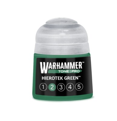 Акриловая краска Warhammer Tone Pro: Hierotek Green 2 детальное изображение Акриловые на водной основе  Краски