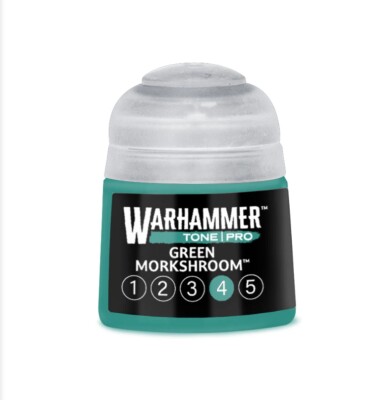 Акрилова фарба Warhammer Tone Pro: Green Morkshroom 4 детальное изображение Акриловые на водной основе  Краски