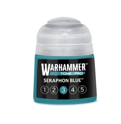 Акрилова фарба Warhammer Tone Pro: Seraphon Blue 3 детальное изображение Акриловые на водной основе  Краски