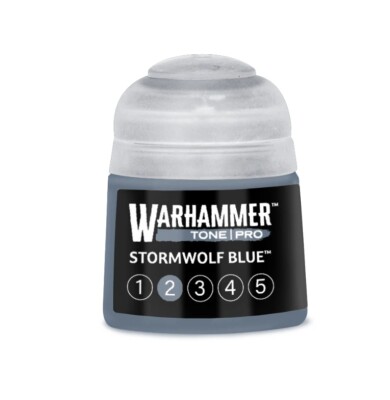 Акриловая краска Warhammer Tone Pro: Stormwolf Blue 2 детальное изображение Акриловые на водной основе  Краски