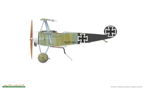 Збірна модель 1/72 Триплан Fokker Dr.I Eduard 7039 детальное изображение Самолеты 1/72 Самолеты