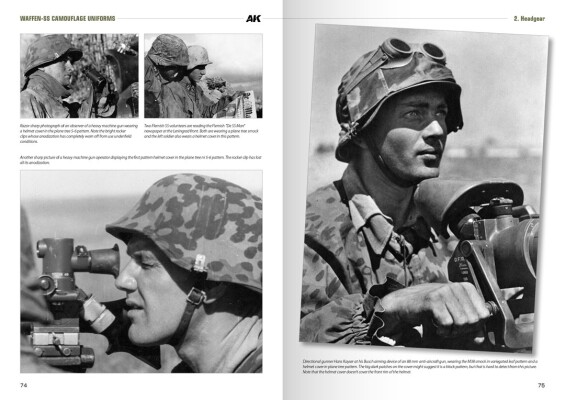 Книга Waffen-SS Camouflage Uniforms by Werner Palinckx AK-Interactive 130008 детальное изображение Обучающая литература Книги