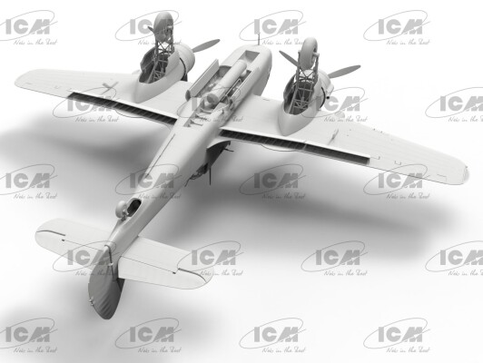 Збірна модель 1/48 літак Bristol Beaufort Mk.I ICM 48314 детальное изображение Самолеты 1/48 Самолеты