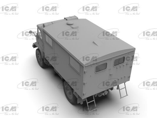Unimog S 404 kit with box body детальное изображение Автомобили 1/35 Автомобили