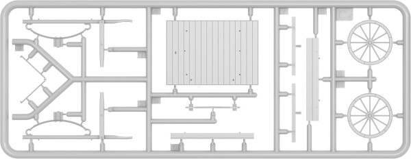 Сборная модель 1/35 Рыночная тележка с овощами Miniart 35623 детальное изображение Аксессуары Диорамы