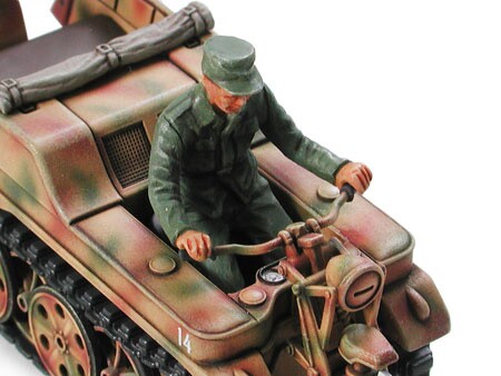 Сборная модель 1/48 Kettenkfraftrad с пехотной тележкой и машина для сноса зданий Goliath TH детальное изображение Автомобили 1/48 Автомобили