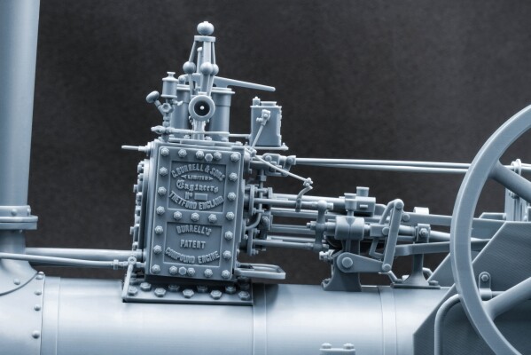 3D-печатная масштабная модель 1/16 1901 Burrell Compound Traction Engine ScaleX SX-16001 детальное изображение Гражданская техника 
