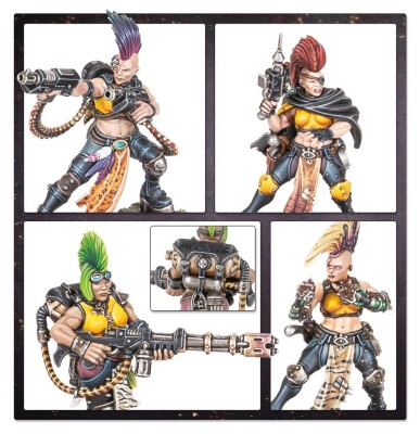 Игровой набор Warhammer - NECROMUNDA: ESCHER BLADES OF THE MATRIARCH детальное изображение Necromunda WARHAMMER 40,000