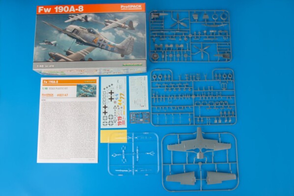 Scale model 1/48 Airplane Fw 190A-8 Eduard 82147 детальное изображение Самолеты 1/48 Самолеты