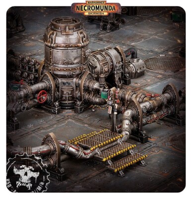 Ігровий набір Warhammer - NECROMUNDA: TERRAIN ZONE MORTALIS: FACTORIA PIPES детальное изображение Necromunda WARHAMMER 40,000