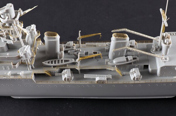 Сборная модель 1/350 Французский легкий крейсер Марсельеза Трумпетер 05374 детальное изображение Флот 1/350 Флот