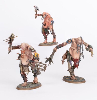 Игровой набор Warhammer AGE OF SIGMAR - SONS OF BEHEMAT -  STOMPER TRIBE детальное изображение Сыны Бехемата Разрушение