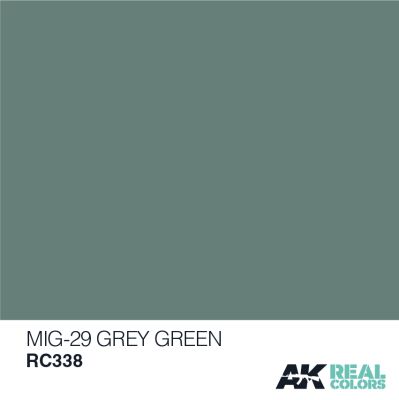 MIG-29 Grey Green / Серо-зеленый детальное изображение Real Colors Краски