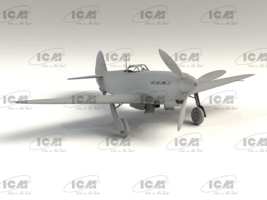 Збірна модель 1/32 Радянський винищувач Як-9Т ICM 32090 детальное изображение Самолеты 1/32 Самолеты