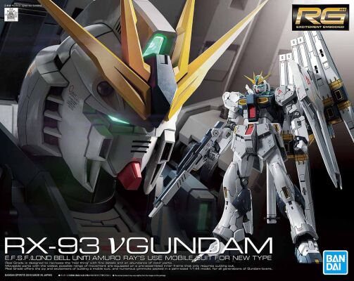 RX-93 Nu Gundam buildable model детальное изображение Фантастика Космос