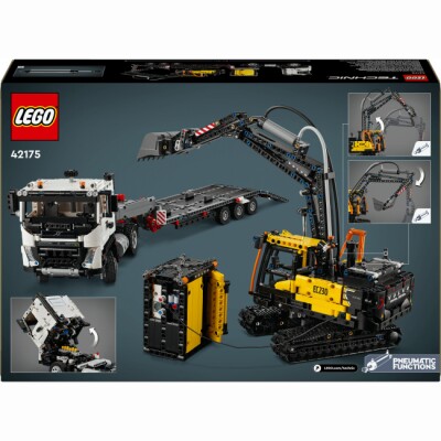 Constructor LEGO Volvo FMX Truck and EC230 Electric Excavator 42175 детальное изображение Technic Lego