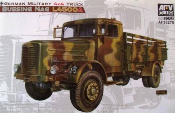 Збірна модель 1/35 Автомобіль Büssing-NAG L4500A (пізня модель) AFV Club 35270 детальное изображение Автомобили 1/35 Автомобили