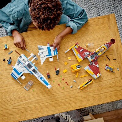Конструктор LEGO Star Wars Винищувач Нової Республіки «E-Wing» проти Зоряного винищувача Шин Хаті 75364 детальное изображение Star Wars Lego