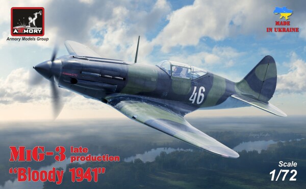 Сборная модель 1/72 Истребитель МиГ-3 поздний – «Кровавый 1941» Armory Models Group 72011 детальное изображение Самолеты 1/72 Самолеты