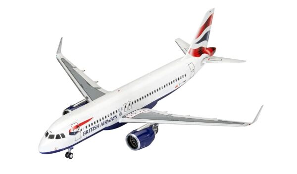 Літак Airbus A320 neo British Airways (Початковий набір) детальное изображение Самолеты 1/144 Самолеты