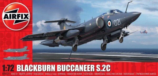 Збірна модель 1/72 британський палубний літак Blackburn Buccaneer S.2C Airfix A06021 детальное изображение Самолеты 1/72 Самолеты