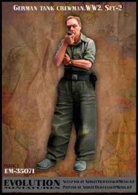 German tank crewman . WW2 . Set-2 детальное изображение Фигуры 1/35 Фигуры