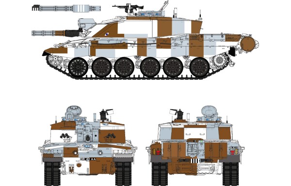 Збірна модель 1/35 Танк Challenger 2 RFM RM-5062 детальное изображение Бронетехника 1/35 Бронетехника