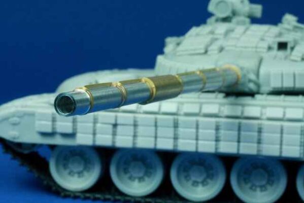 Metal barrel 125 mm 2A46 L/48 for T-72 tanks in 1/35 scale детальное изображение Металлические стволы Афтермаркет