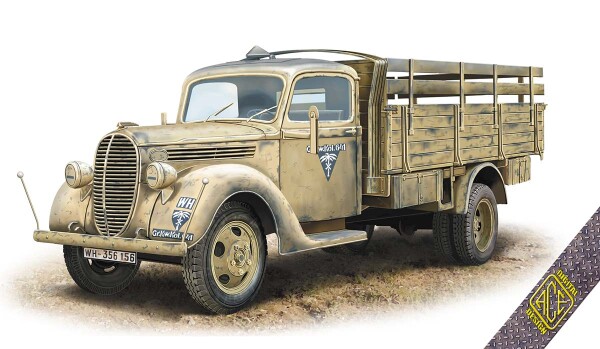 Scale model 1/72 German truck G917T 3t ACE 72580 детальное изображение Автомобили 1/72 Автомобили