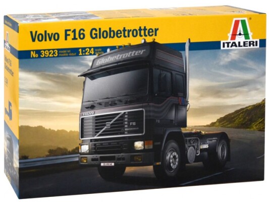 Scale model 1/24 truck Volvo F16 Globetrotter Italeri 3923 детальное изображение Грузовики / прицепы Гражданская техника