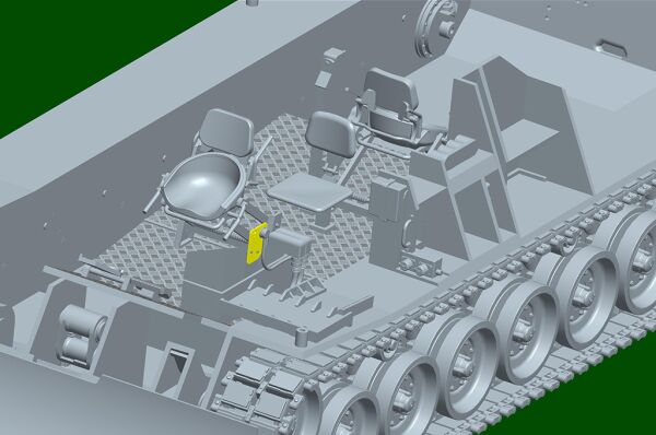 Сборная модель бронированной эвакуационной машины Bergepanzer BPz2 “Buffalo” ARV детальное изображение Бронетехника 1/35 Бронетехника