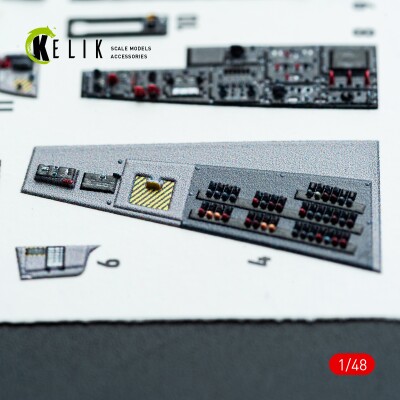 Convair F-106 A Delta Dart 3D декаль інтер'єр для комплекту Trumpeter 1/48 KELIK K48116 детальное изображение 3D Декали Афтермаркет