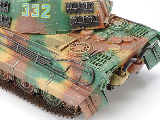 Scale model 1/35 German tank King Tiger Tamiya 35164 детальное изображение Бронетехника 1/35 Бронетехника