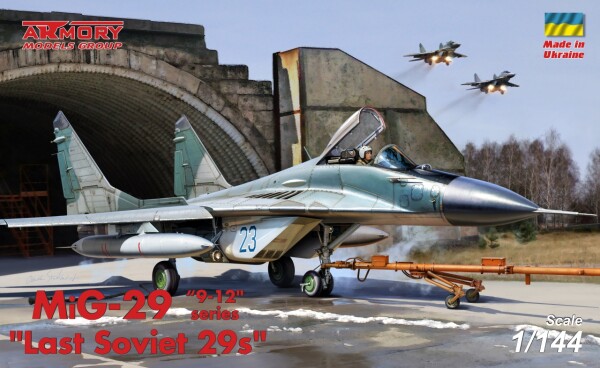 Збірна модель 1/144 Літак МіГ-29 9-12 "Last Soviet Fulcrums", набір №1 Armory Models Group 14709 детальное изображение Самолеты 1/144 Самолеты